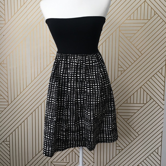 Theory Trois C abstract strapless dress - Picture 6 of 14